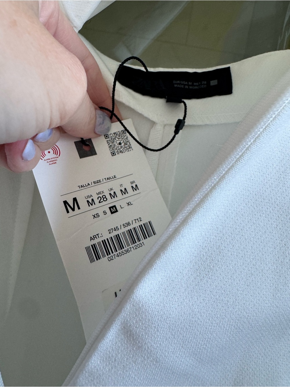 Zara White Mini Dress